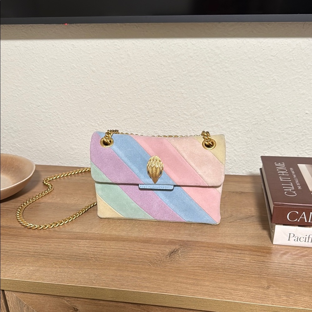 Kurt Geiger London Mini Leather Kensington bag.